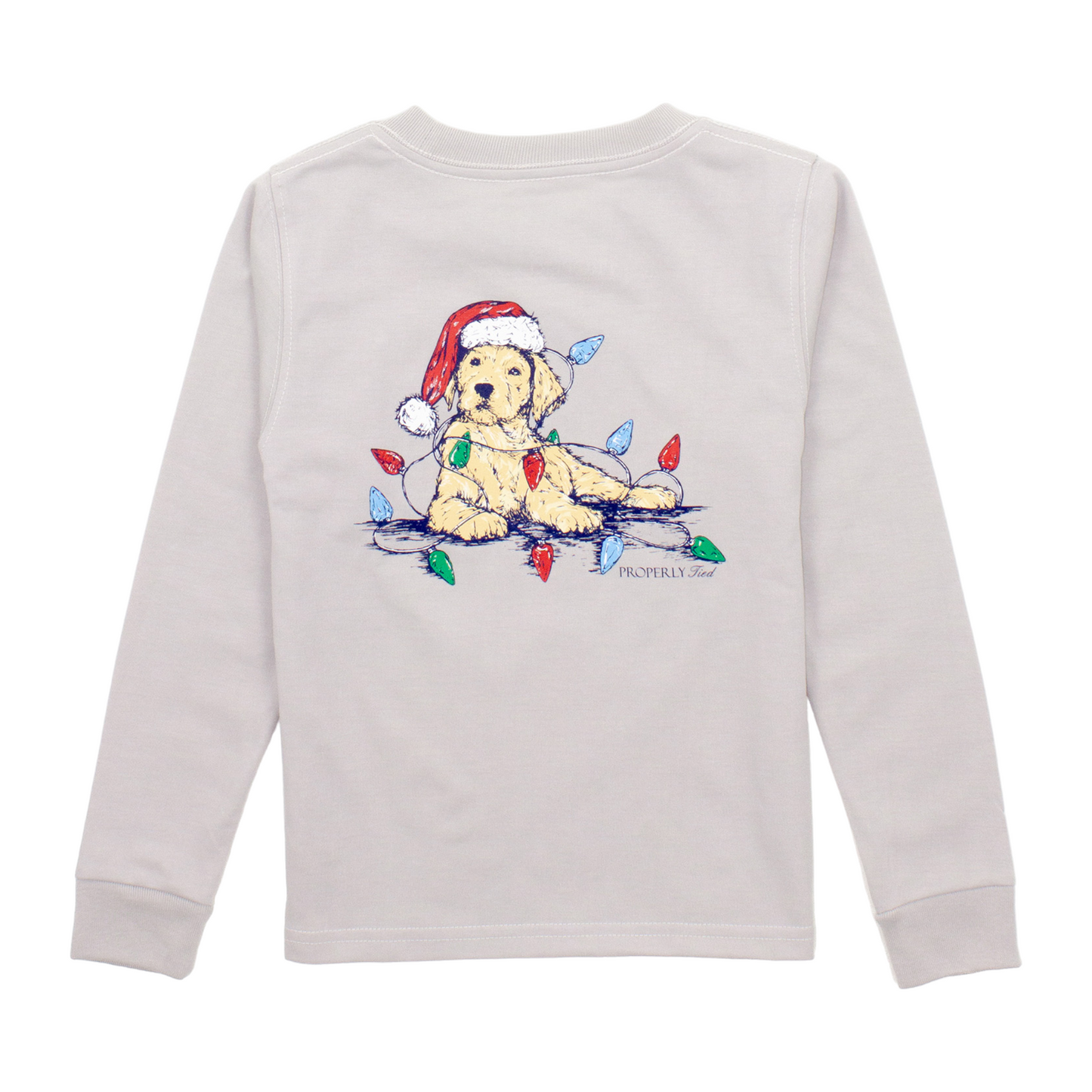 Properly Tied LD Santa Paws L/S Tee