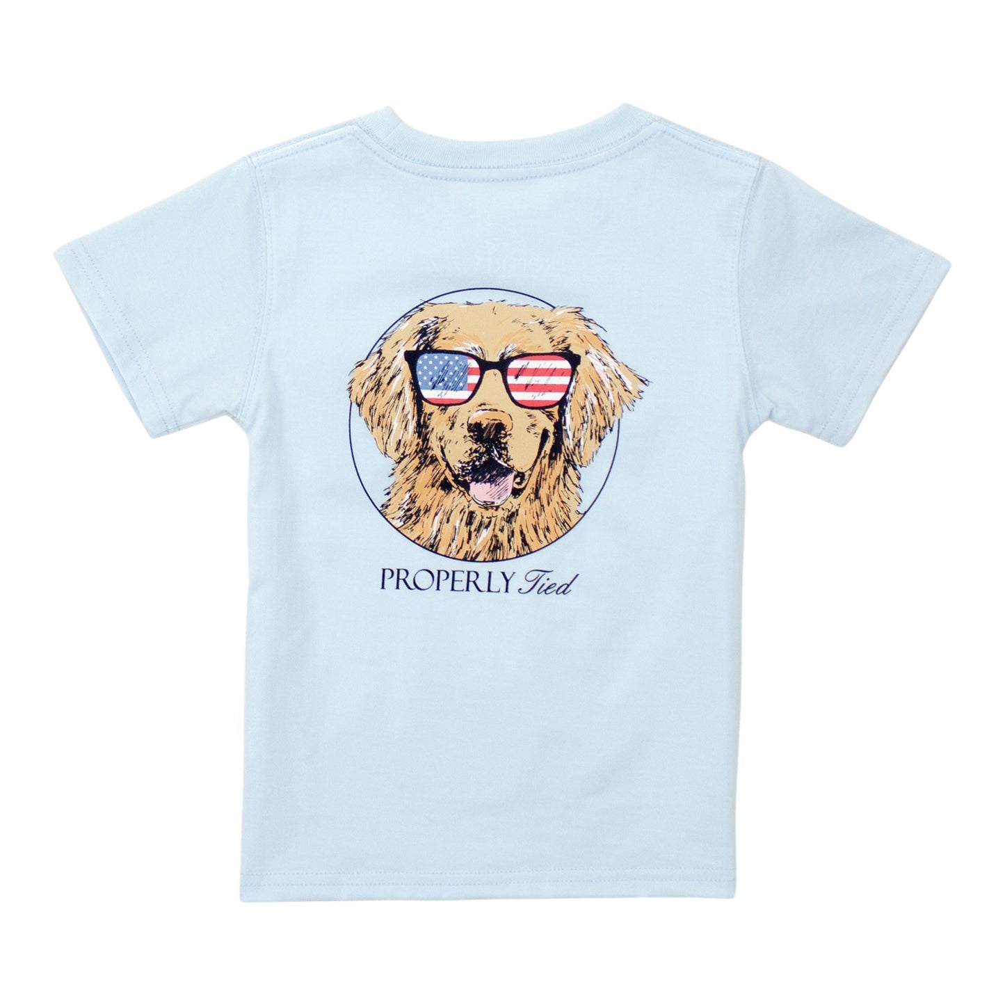 Properly Tied Patriot Dog T-shirt