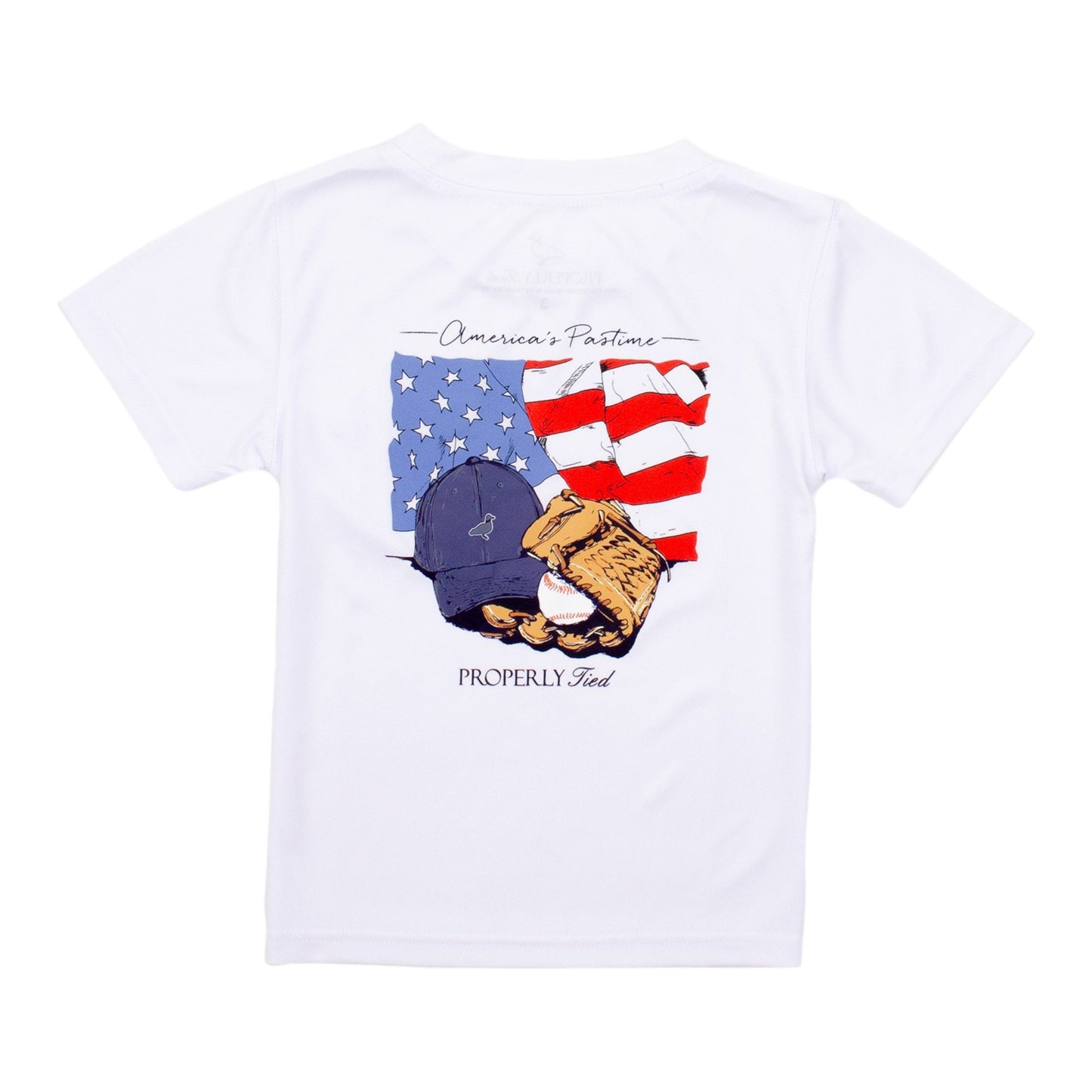 Properly Tied America's Pastime Performance T-shirt