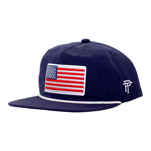 Properly Tied American Flag Classic Rope Hat