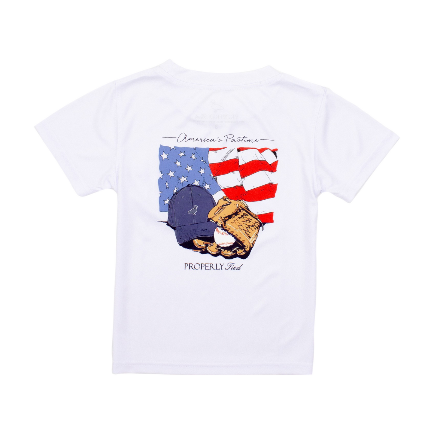 Properly Tied America's Pasttime Performance T'shirt