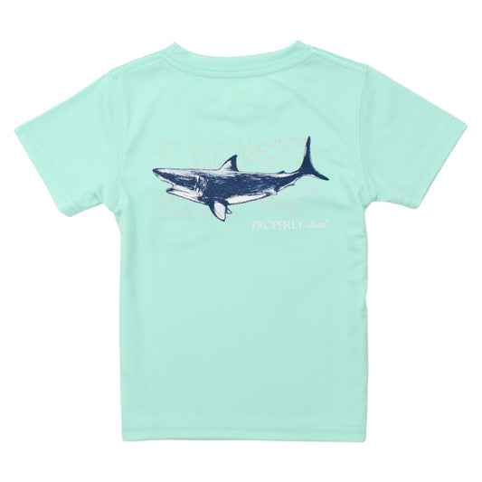 Properly Tied Performance Topo Shark T-Shirt