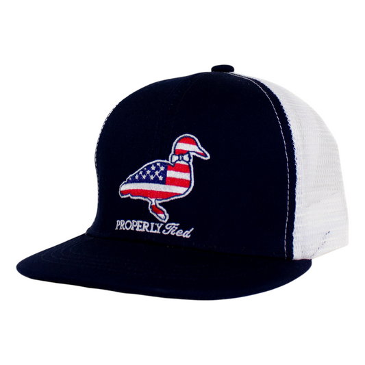 Properly Tied Americana Logo Trucker Hat