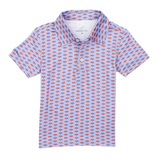 Properly Tied Freedom Flag Inlet Polo