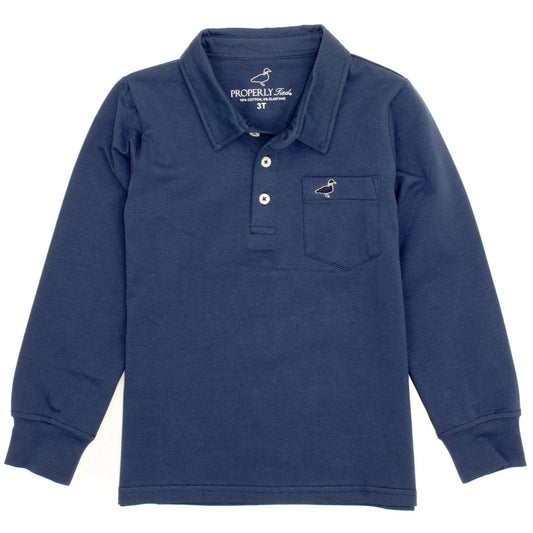 Properly Tied LD Harrison Pocket LS Polo