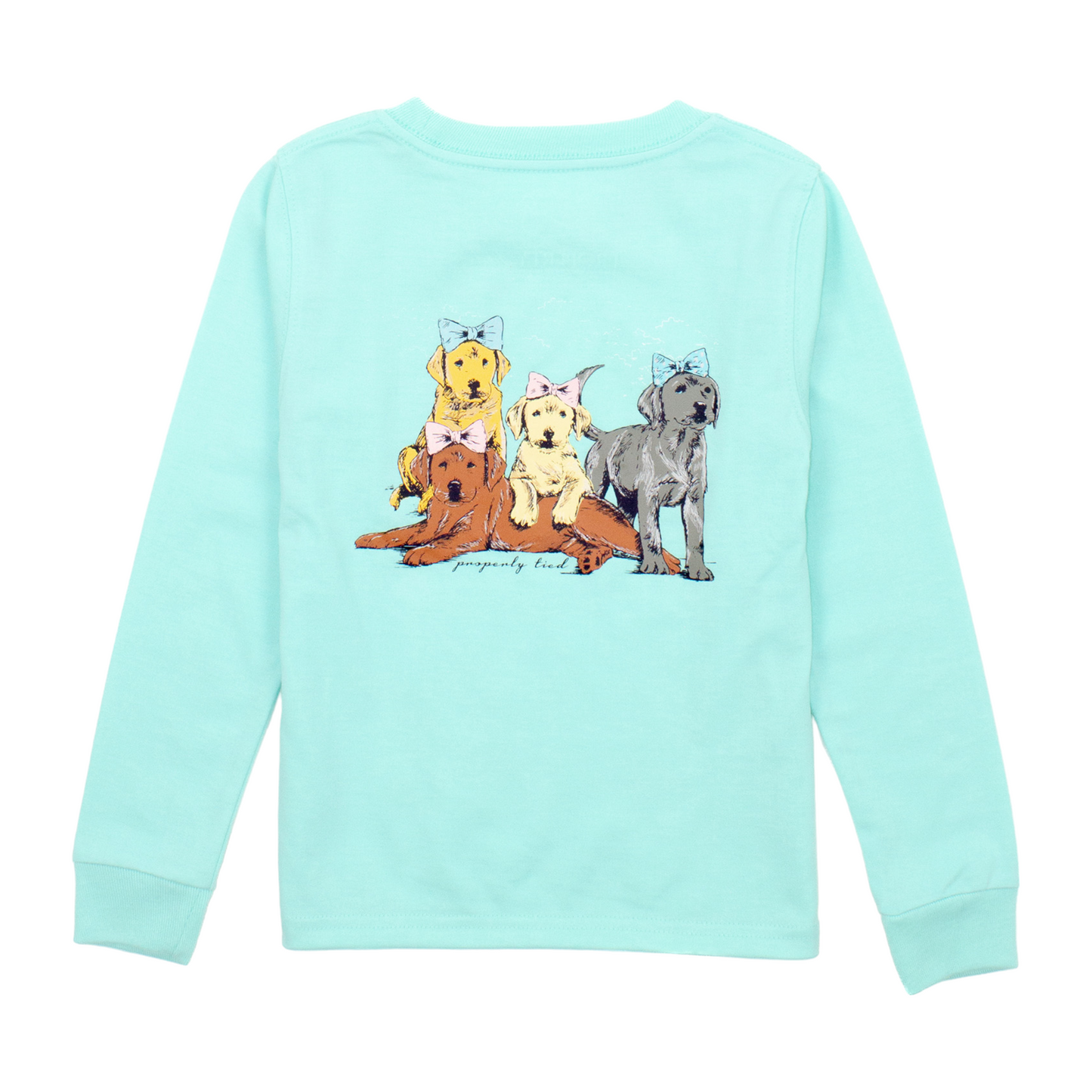 Properly Tied Puppy Pile L/S Tee