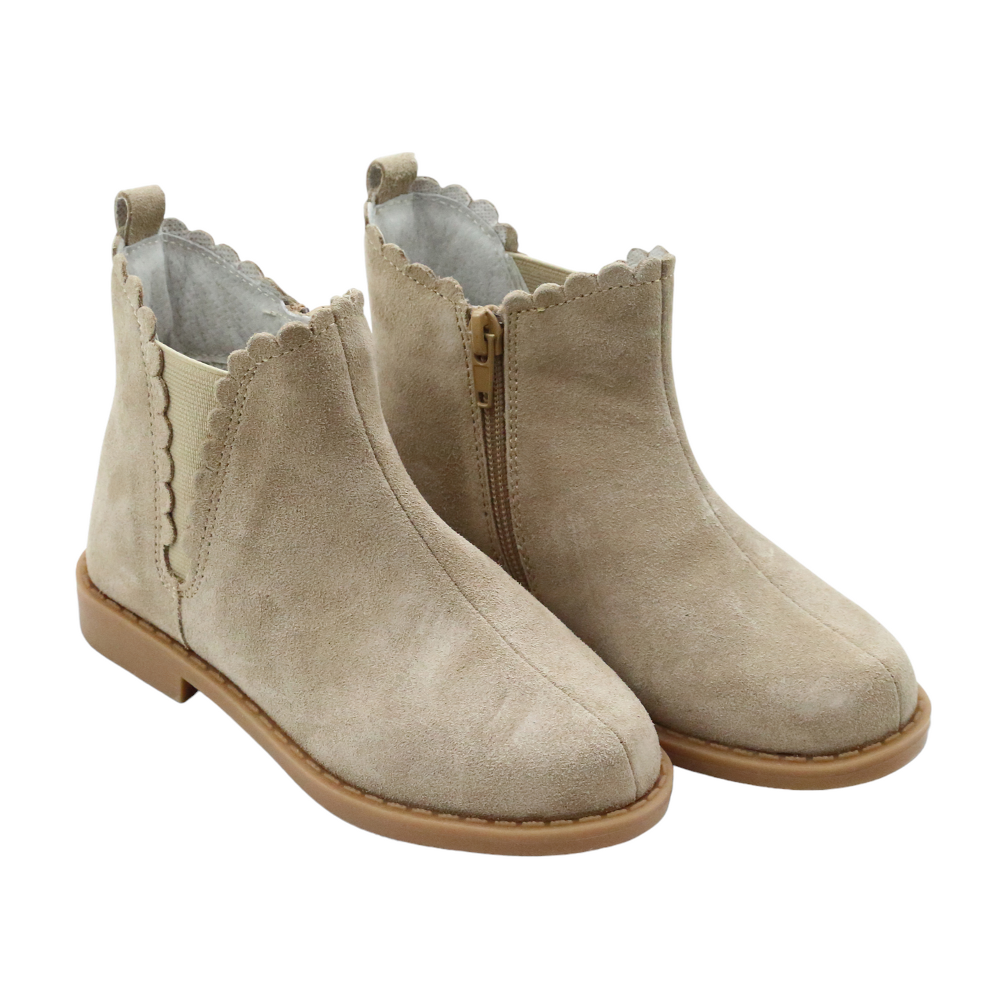 L'Amour Nicola Scalloped Chelsea Boot