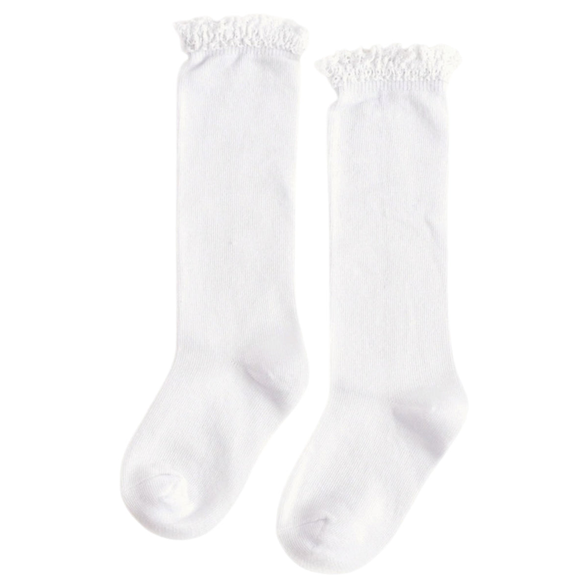 Little Stocking Co. Lace Top Knee-High Socks