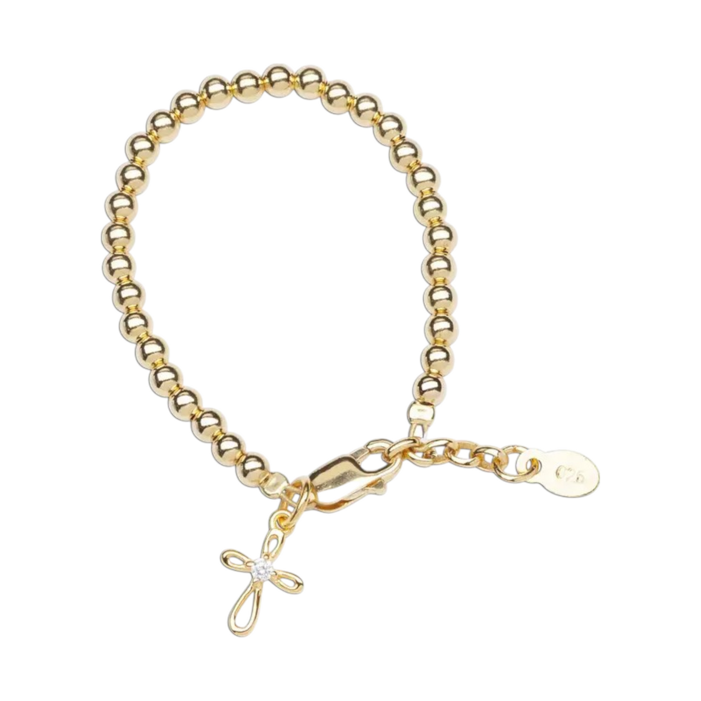 Cherished Moments Lenox 14K Gold-Plated Cross Bracelet