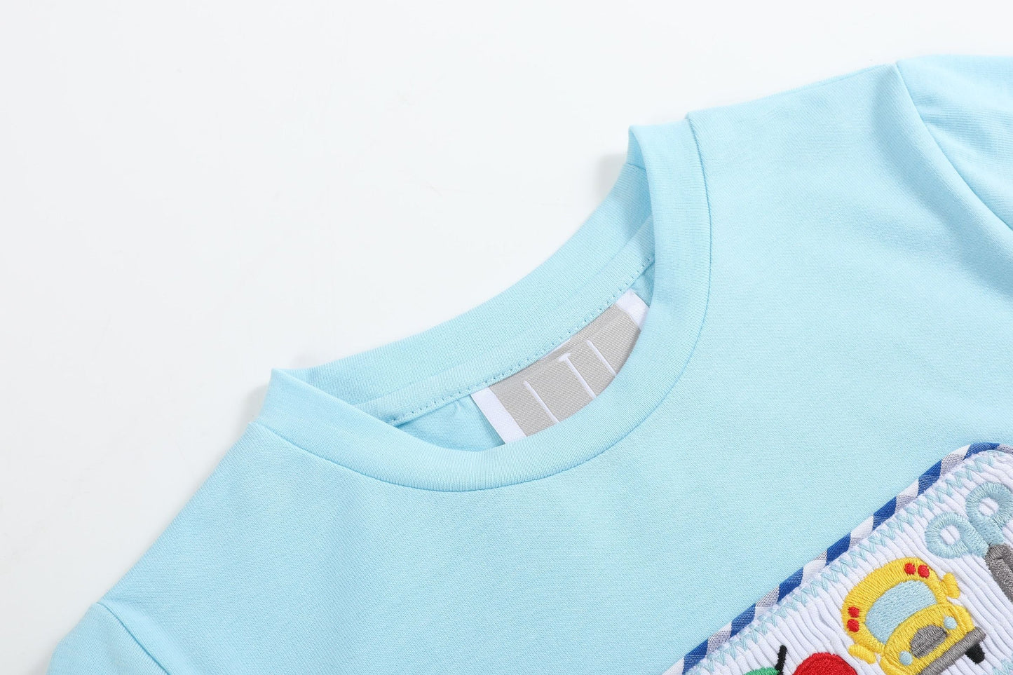 Lil Cactus Smocked School Short Set