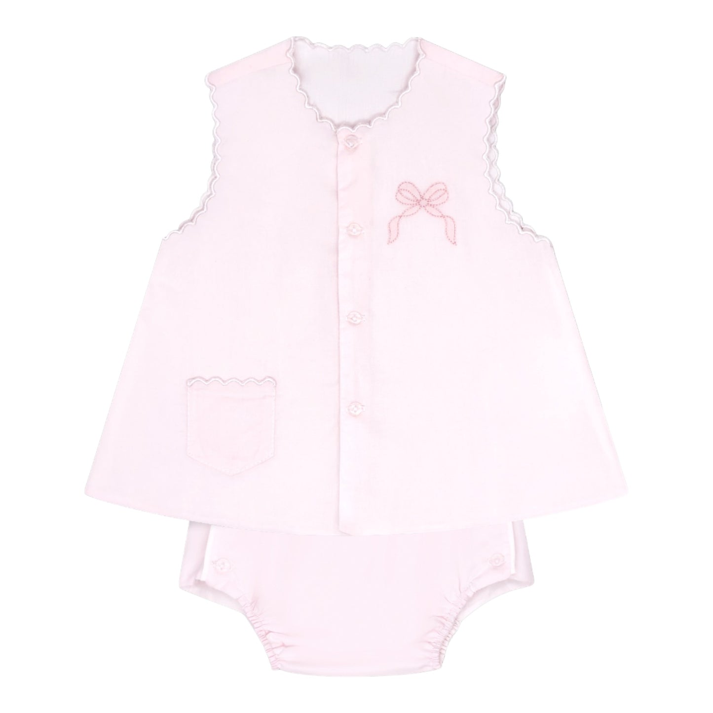 Lullaby Set Maria Bow Diaper Set