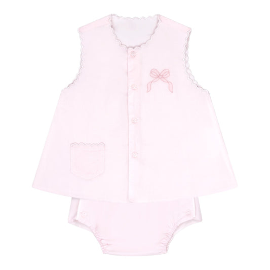 Lullaby Set Maria Bow Diaper Set