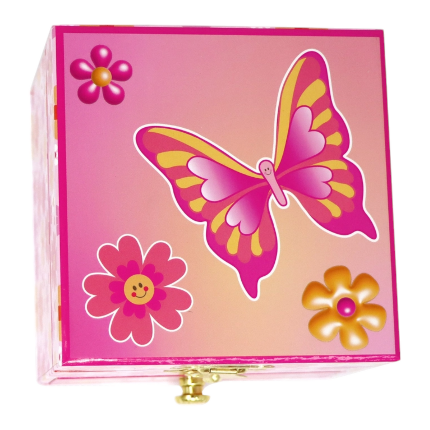 Pink Poppy Vibrant Vacation Small Musical Jewellery Box