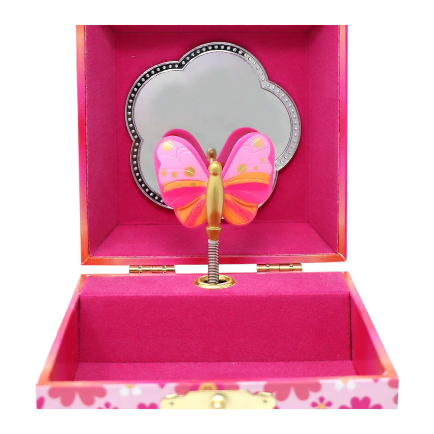 Pink Poppy Vibrant Vacation Small Musical Jewellery Box