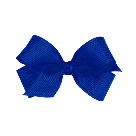 Wee Ones Mini Classic Grosgrain Hair Bow (Plain Wrap)- Pinch Clip