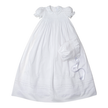 Load image into Gallery viewer, Kissy Kissy Silene Christening Gown &amp; Hat Set