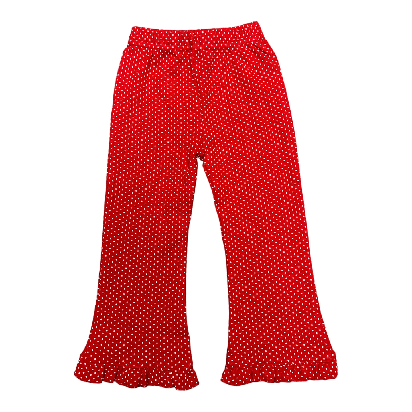 Luigi Dots Ruffled Flare Legging