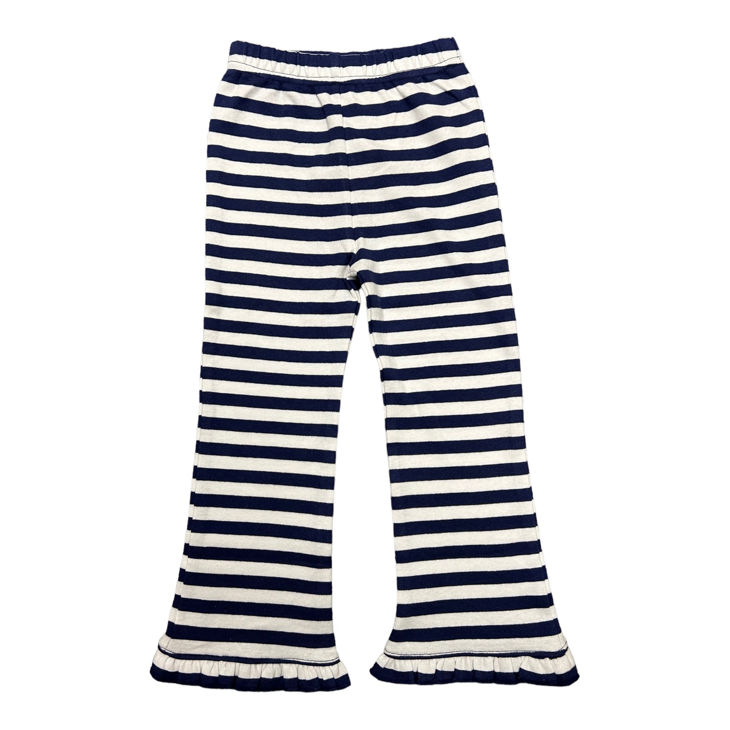 Luigi Striped Ruffle Flare Legging