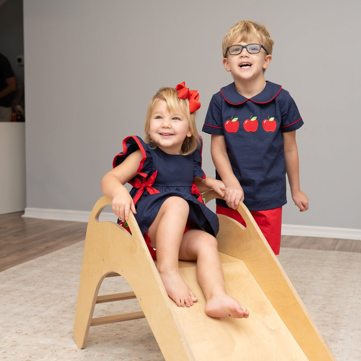 City Beautiful Apple Hang Tag Dress