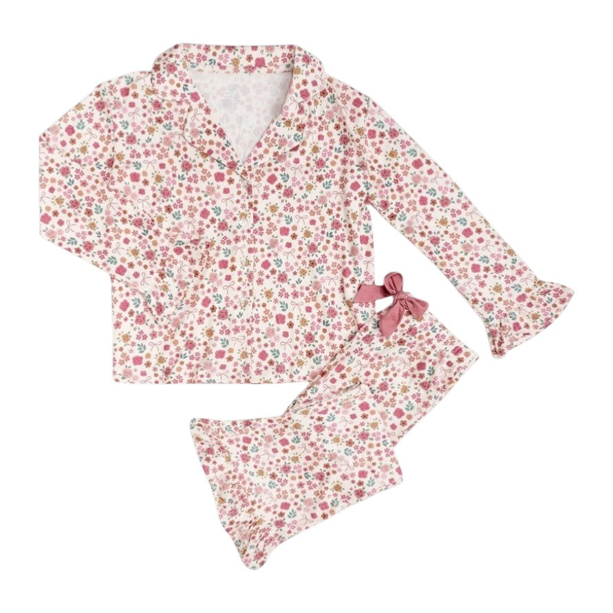 Sweet Wink Berry Floral Lounge Set