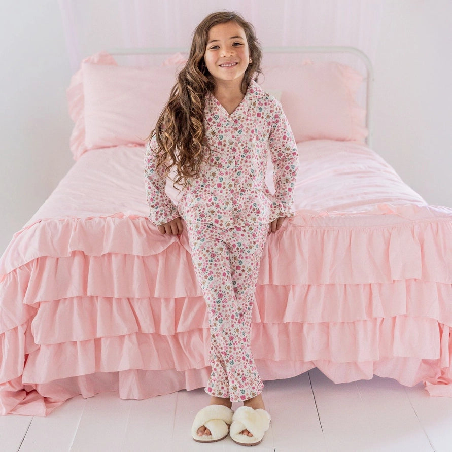Sweet Wink Berry Floral Lounge Set