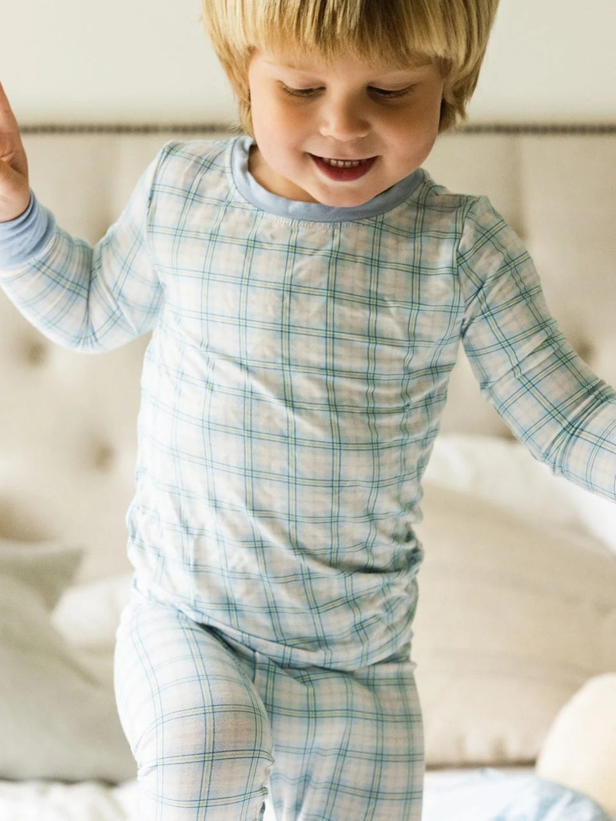 The Uptown Baby Plaid Lounge Set