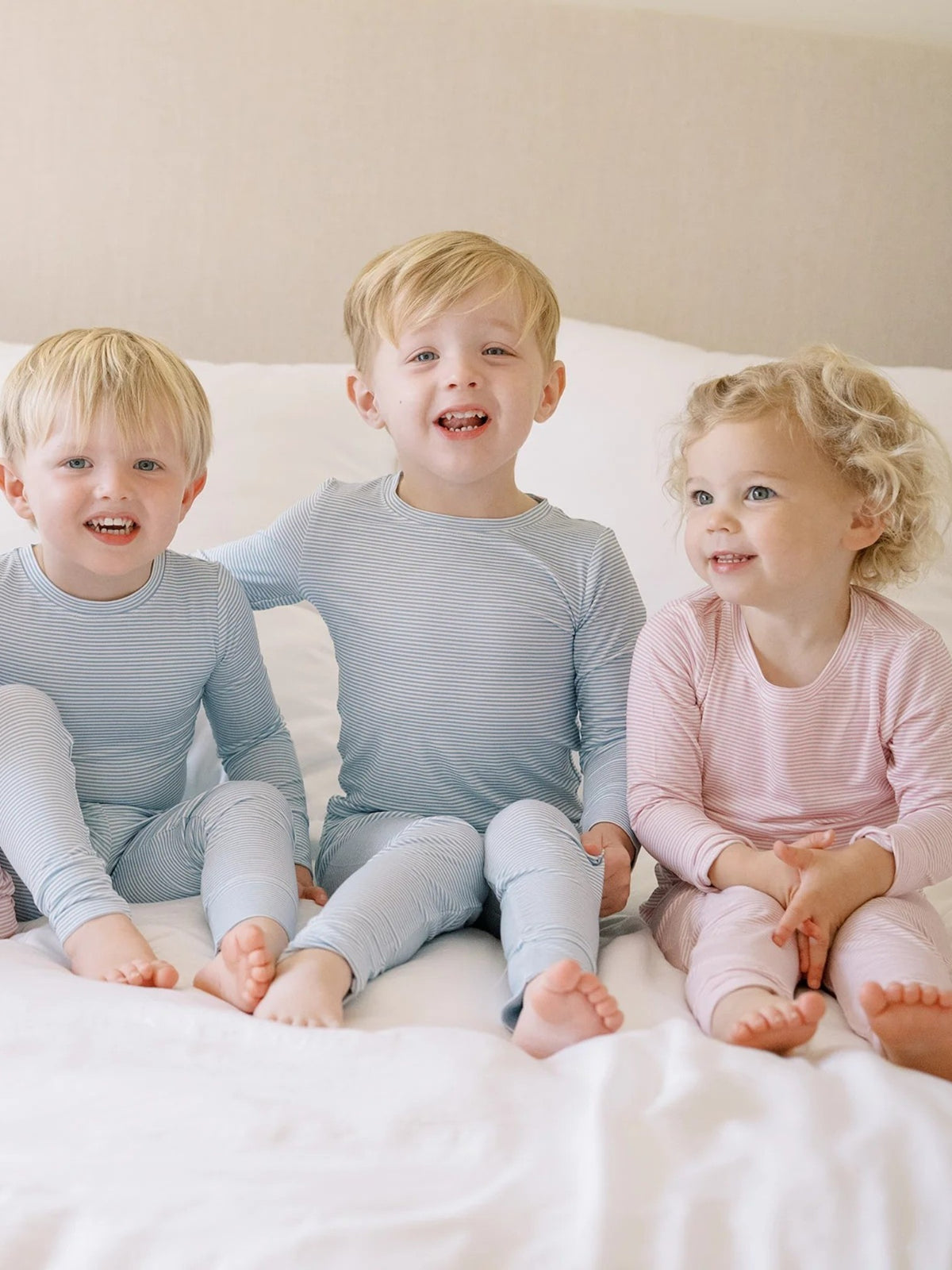 The Uptown Baby Mini Stripe Lounge Set