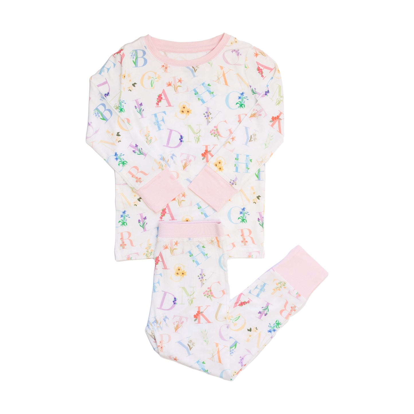 The Uptown Baby Floral ABC's Pajama Set