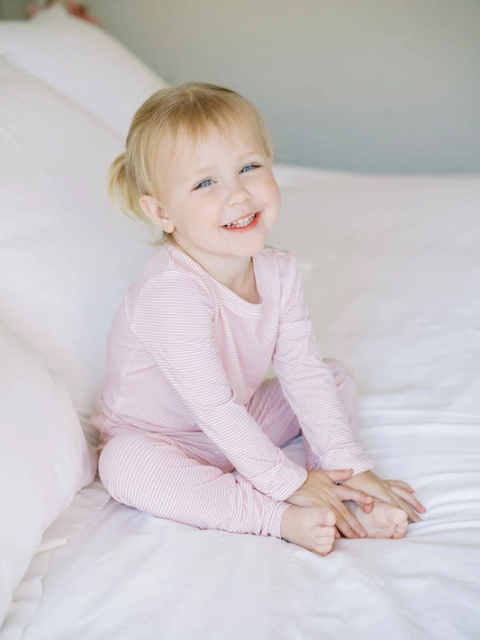The Uptown Baby Mini Stripe Lounge Set