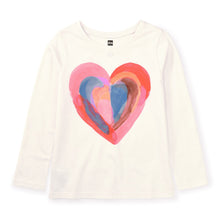 Load image into Gallery viewer, Tea Painted Heart Graphic Tee