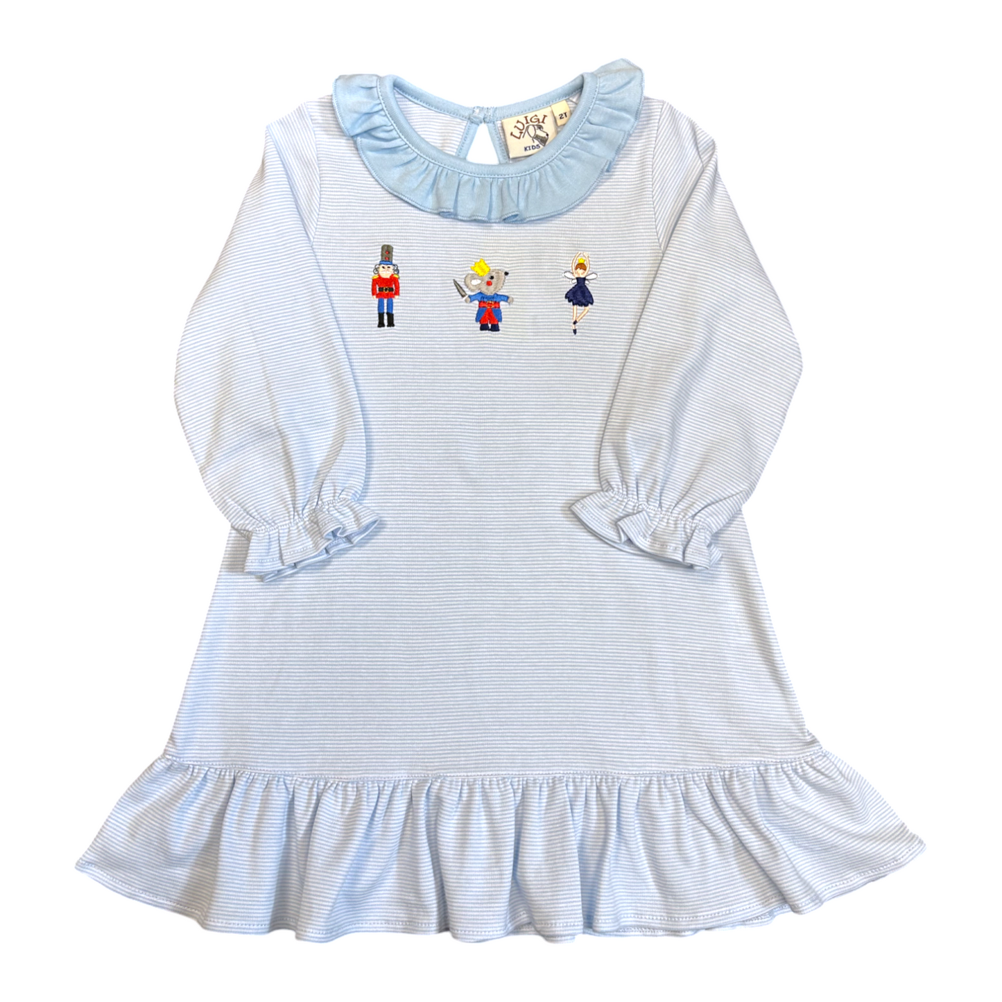 Luigi Nutcracker Icons Applique Dress