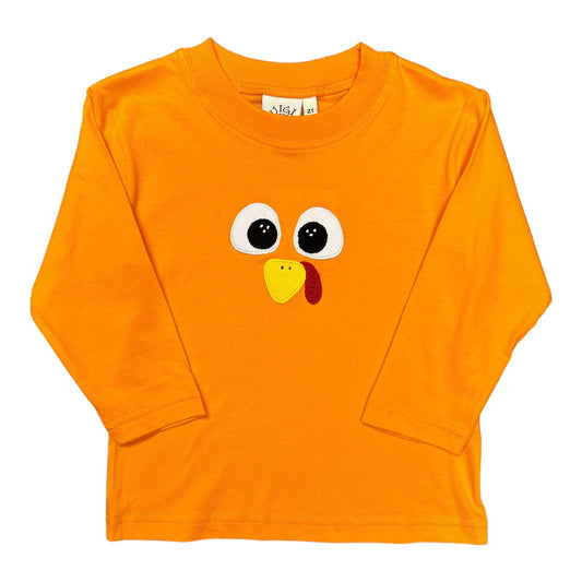 Luigi Turkey Face Hand Applique Tee