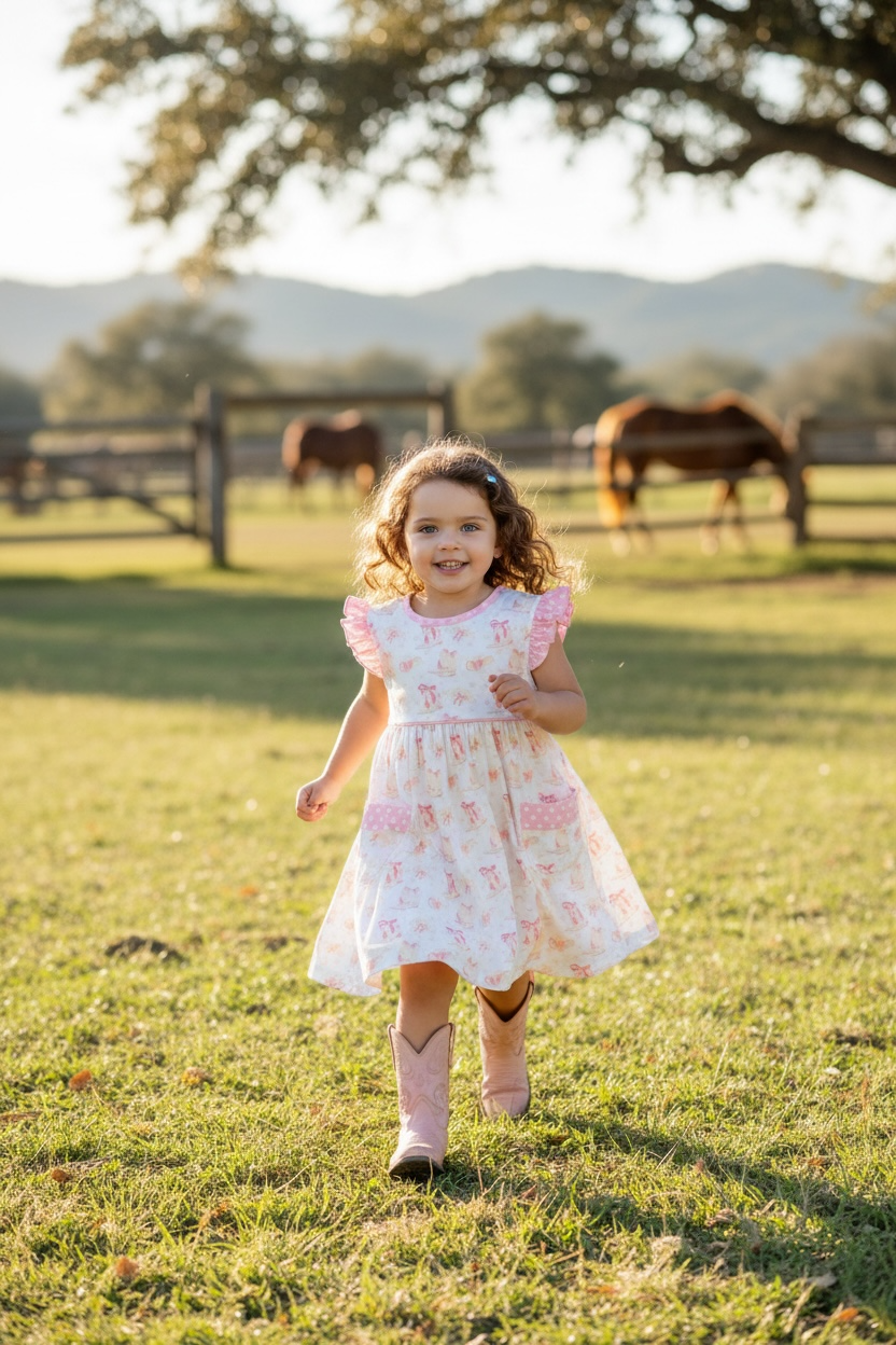Ishtex Cowboy Boots & Hats Dress