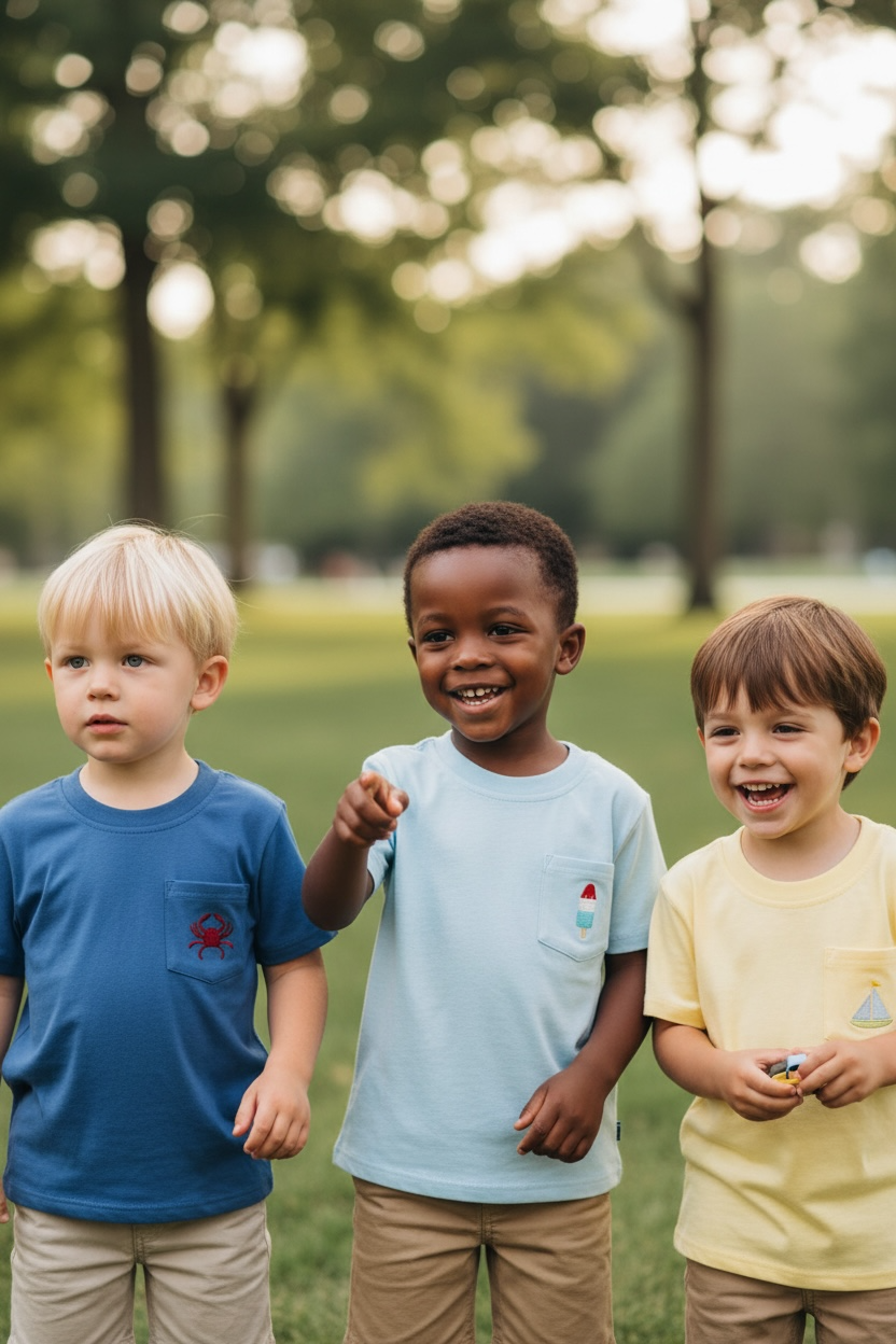 Itsy Bitsy Crab Pocket T-Shirt