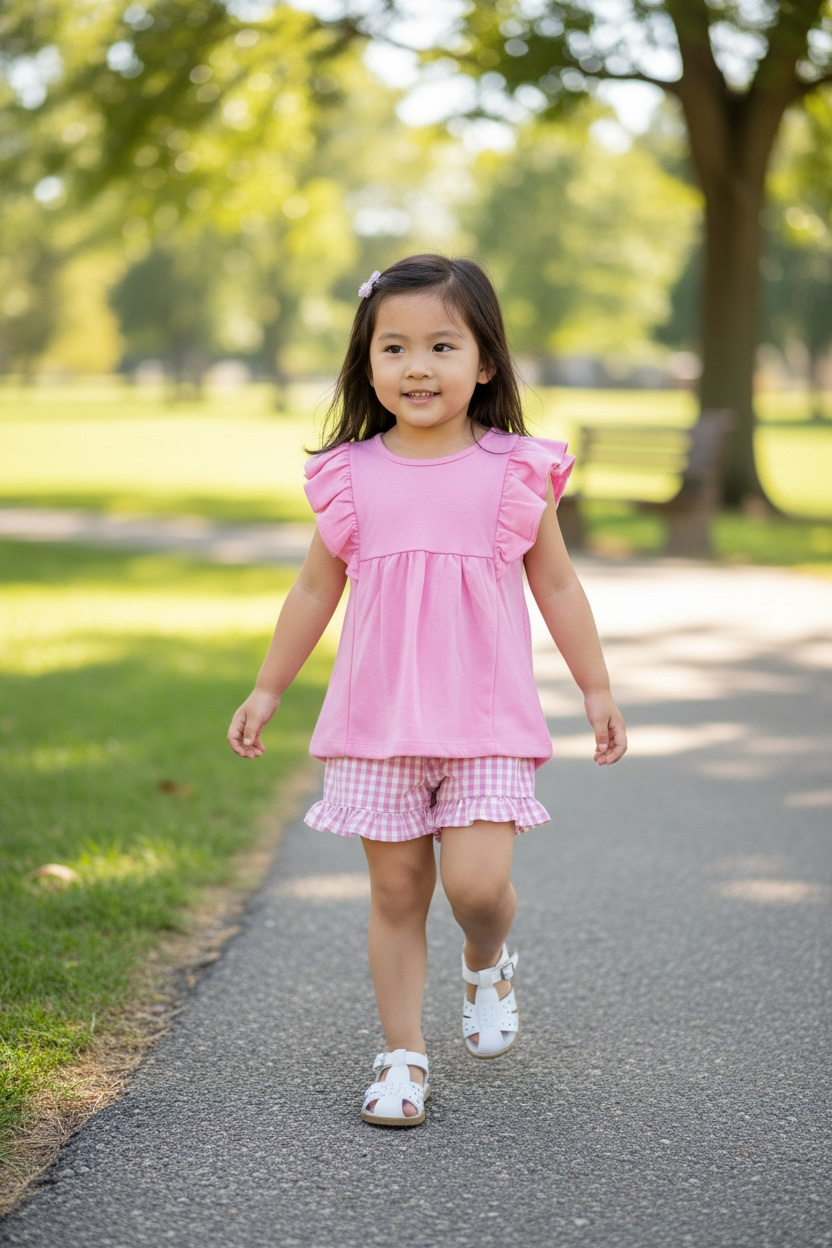 Millie Jay Juliana Ruffle Short Set