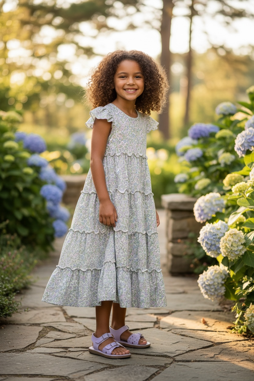 Three Sisters Floral Maxi Dress