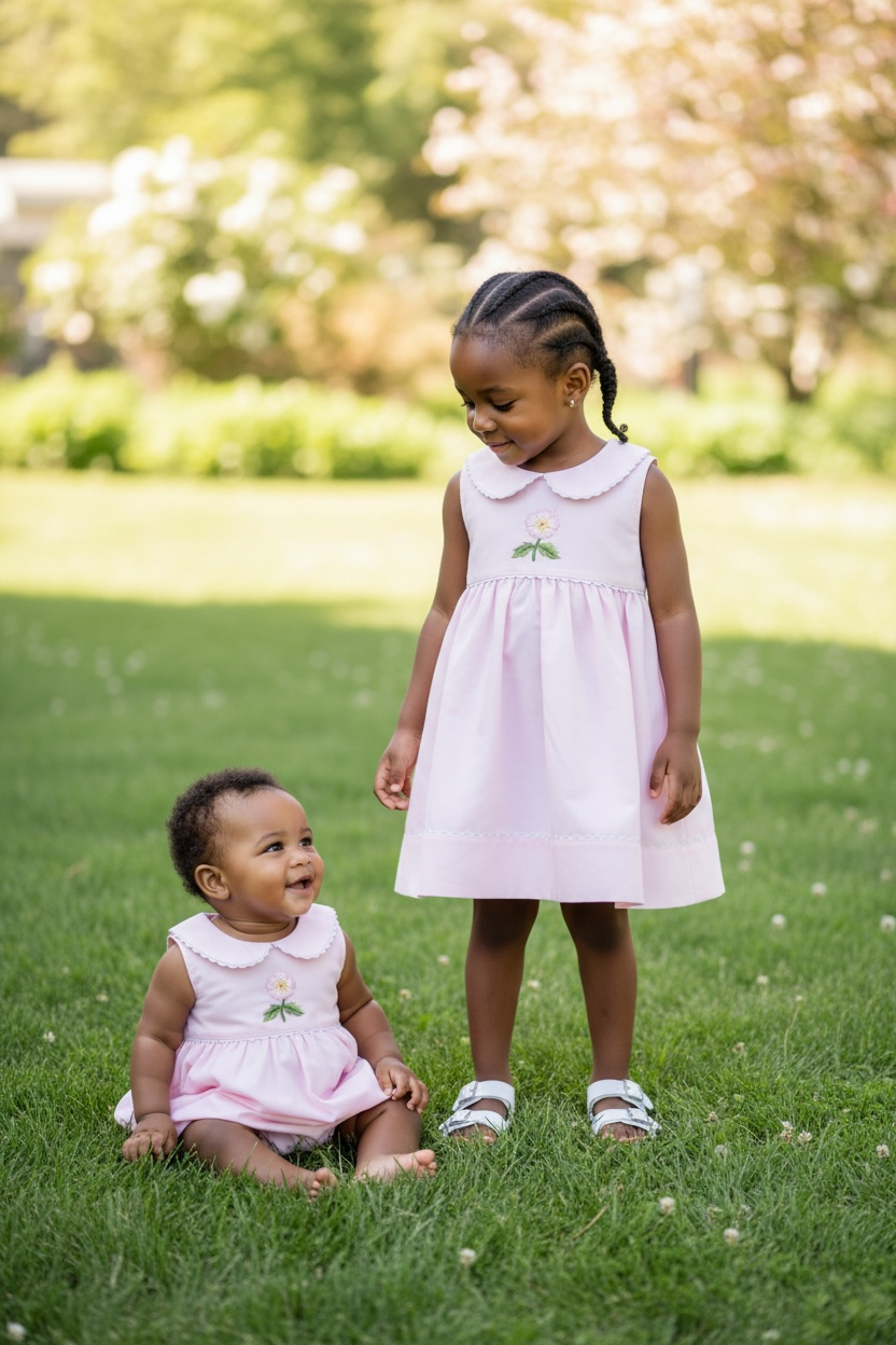 Sweet Dreams Embroidered Cherokee Rose Dress