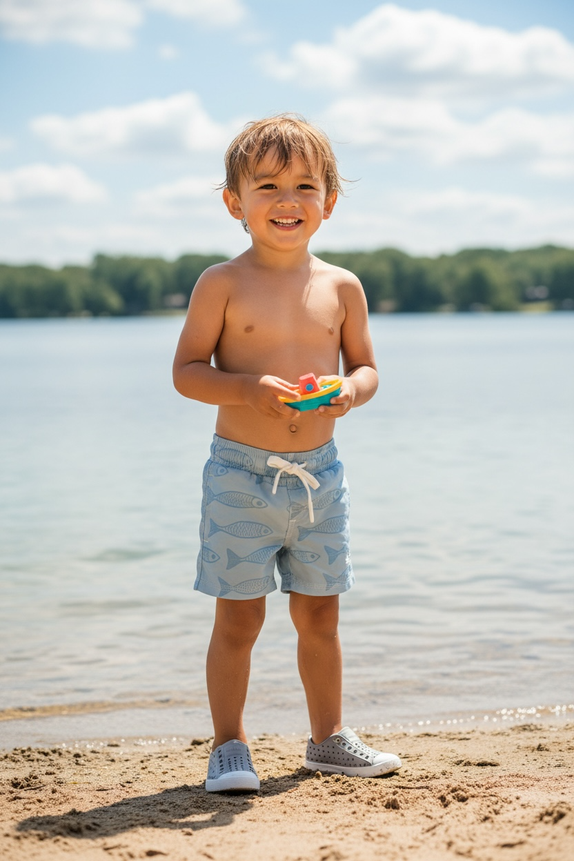 Southbound Fish Swim Shorts