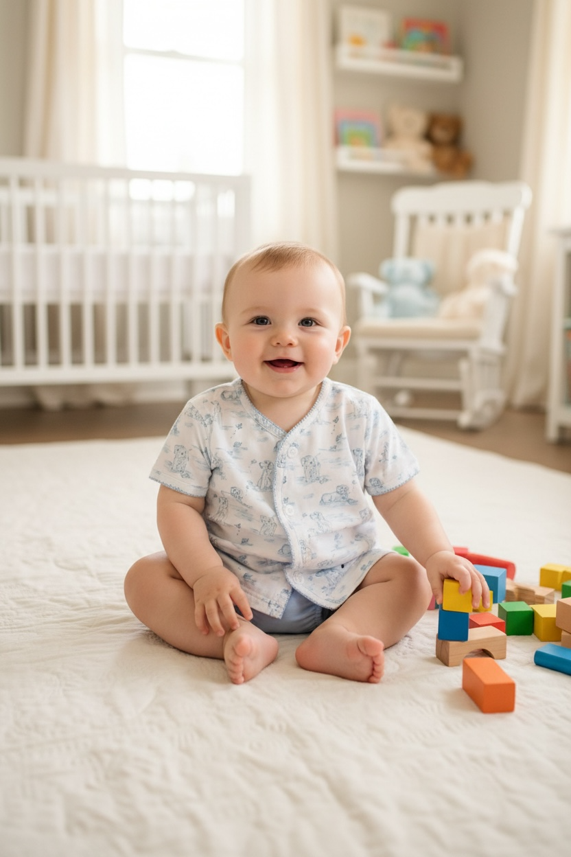 Cypress Row Snips & Snails Boys Diaper Set