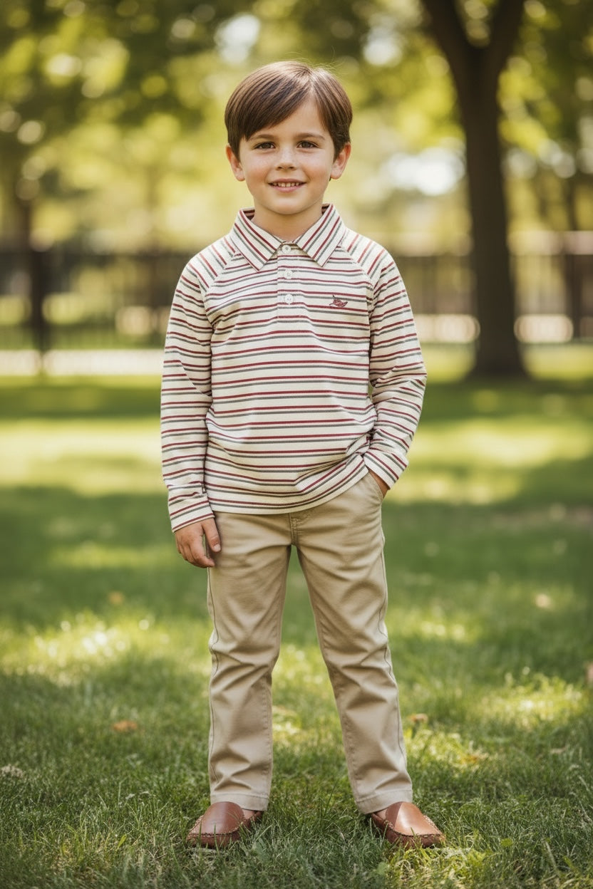 Southbound Stripe Polo