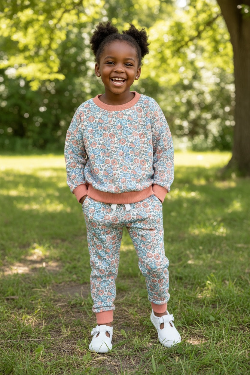 Sage And Lily Floral Jogger Set