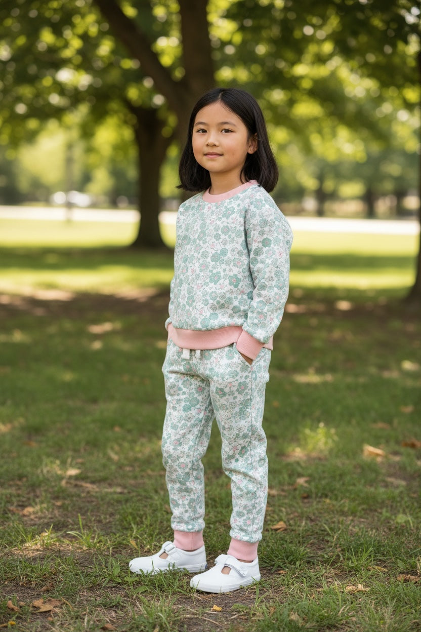 Sage And Lily Floral Jogger Set