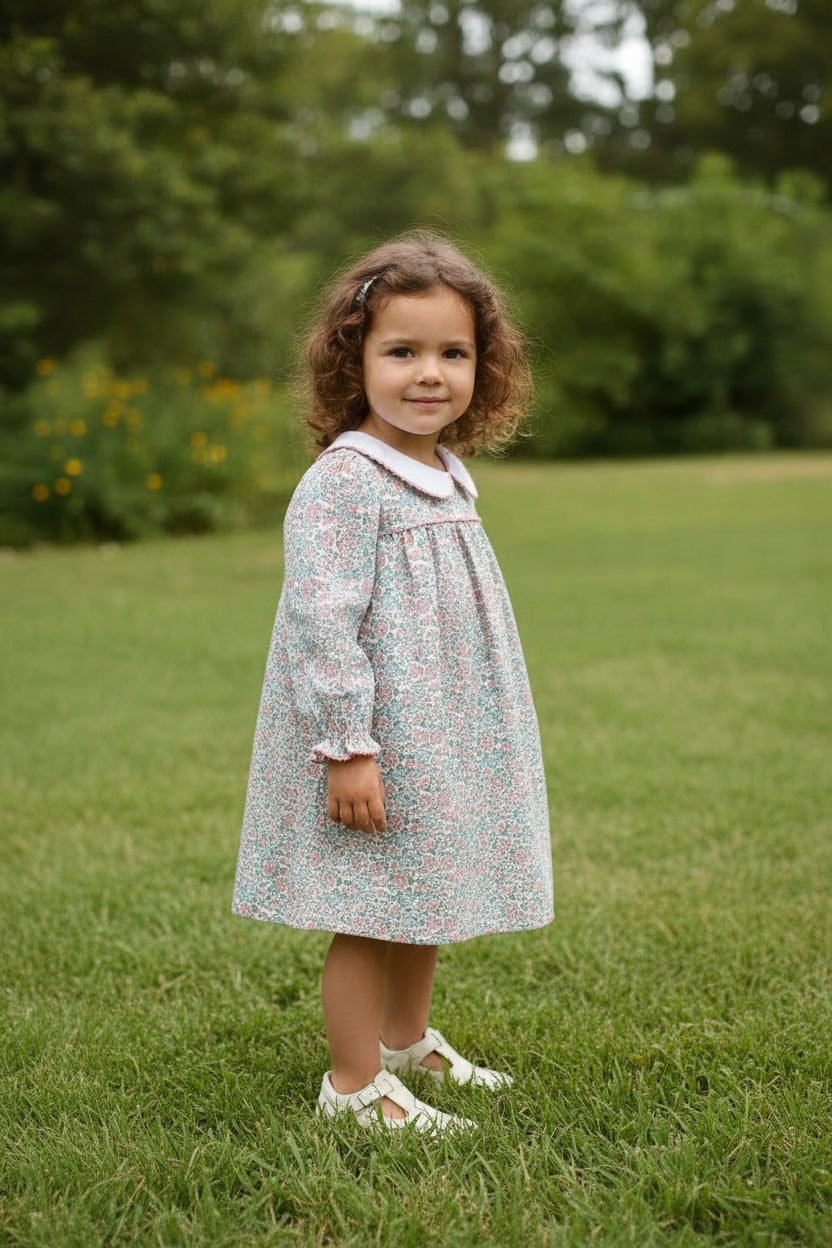 Sage And Lily Floral Peter Pan Dress