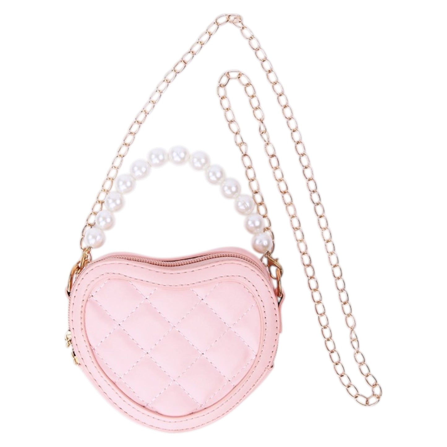 Sparkle Sisters Quilted Heart Purse
