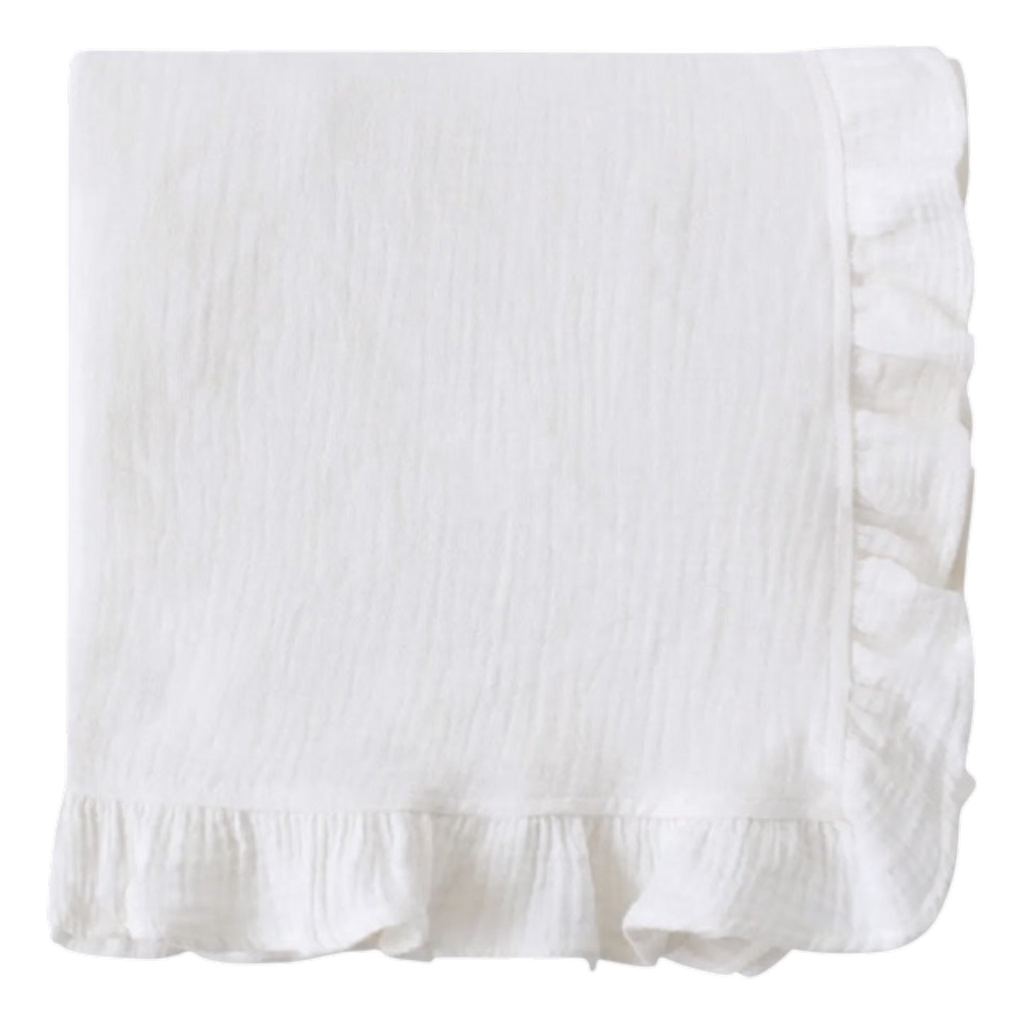 Zsa Zsa & Lolli Muslin Ruffle Blanket