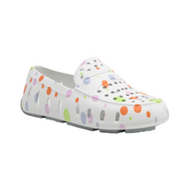 Load image into Gallery viewer, Floafers Polka Dot Prodigy Driver Sandal