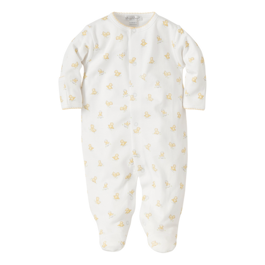 Kissy Kissy Hatchlings Print Footie