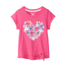 Load image into Gallery viewer, Hatley Chiffon Heart Tie Front Tee