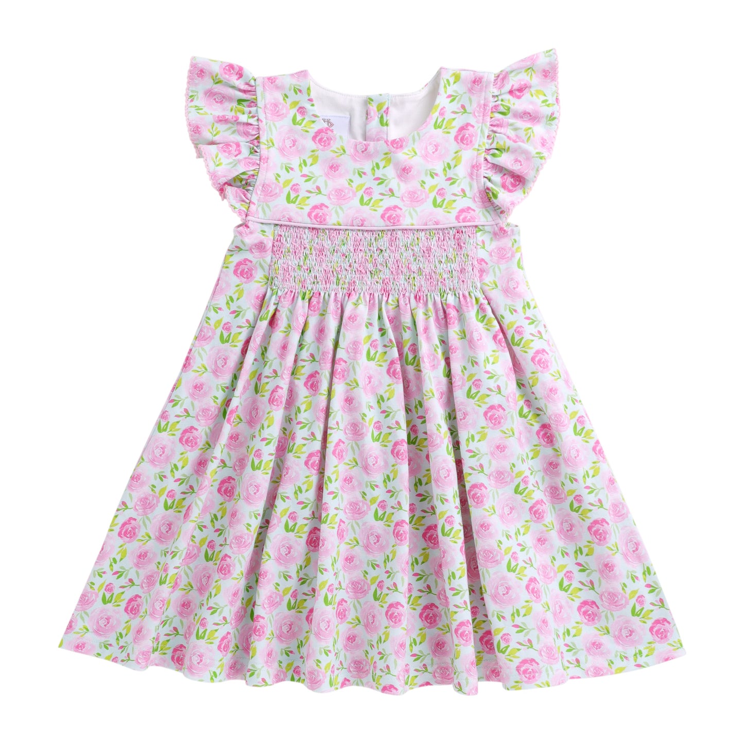 Swoon Baby Roses Smocked Dress