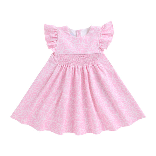 Swoon Baby Bows Smocked Dress